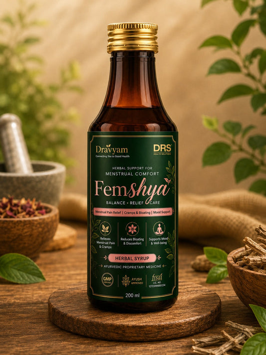 Femshya Herbal Syrup | Ayurvedic Menstrual Comfort & Women's Wellness Support