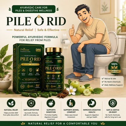 Pile-O-Rid® Herbal Capsules  | Herbal Digestive Support